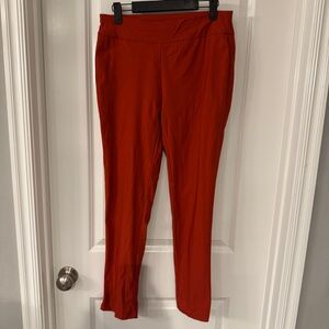 Chicos Burnt Orange Pull On‎ Pants
